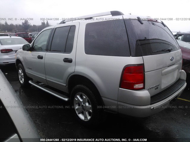 1FMZU73K25UB05989 - 2005 FORD EXPLORER XLT/XLT SPORT/NBX SILVER photo 3