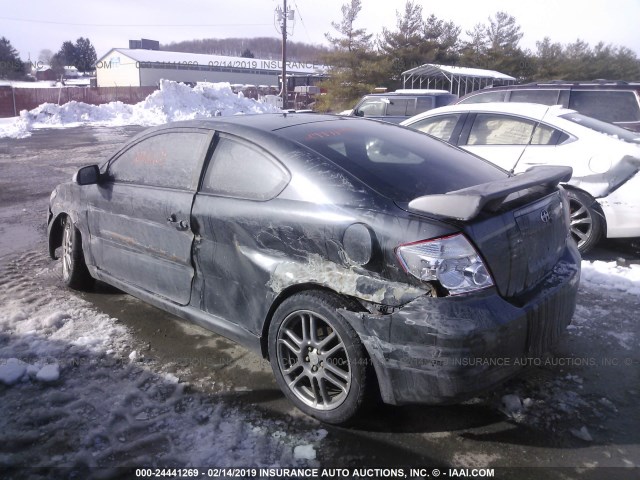 JTKDE177160110374 - 2006 TOYOTA SCION TC ნაცრისფერი ფოტო 3