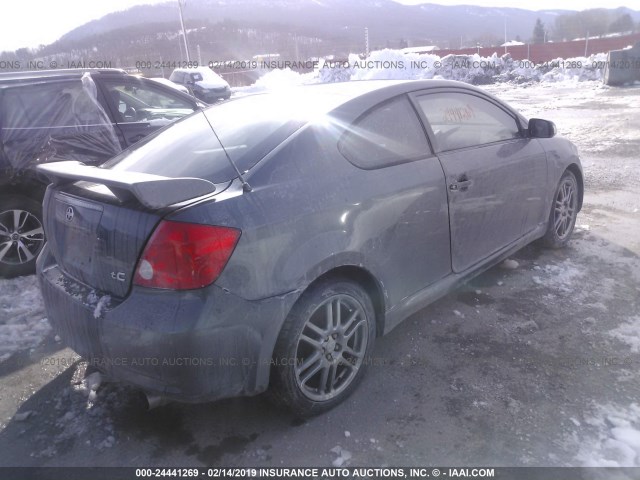 JTKDE177160110374 - 2006 TOYOTA SCION TC ნაცრისფერი ფოტო 4