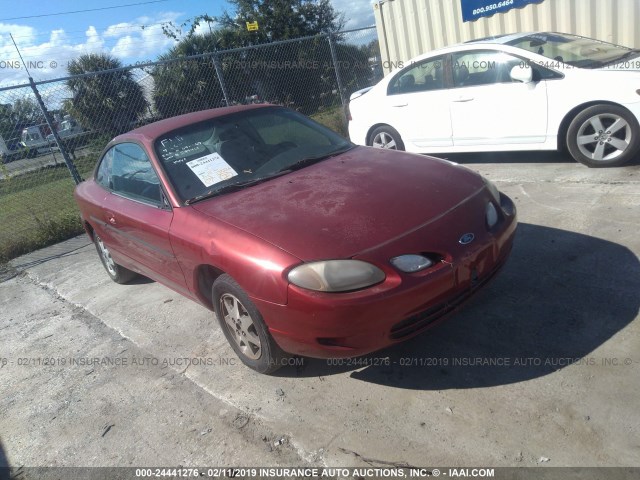 3FAKP1139WR247468 - 1998 FORD ESCORT ZX2/SPORT RED photo 1