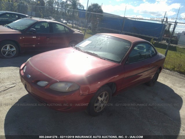 3FAKP1139WR247468 - 1998 FORD ESCORT ZX2/SPORT RED photo 2