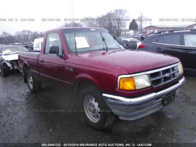 1FTCR10A3PUD23477 - 1993 FORD RANGER RED photo 1