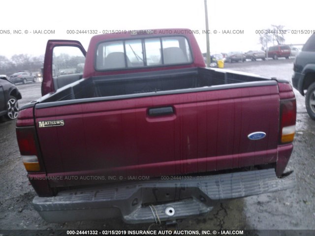 1FTCR10A3PUD23477 - 1993 FORD RANGER RED photo 8