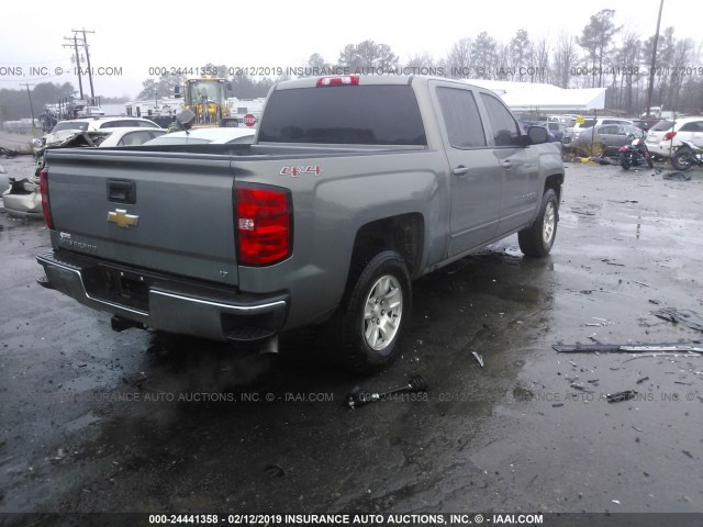 3GCUKREC5HG379118 - 2017 CHEVROLET SILVERADO K1500 LT GRAY photo 4