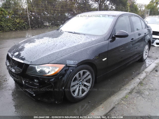 WBAVB13596KX68146 - 2006 BMW 325 BLACK photo 2