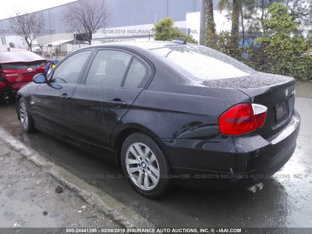 WBAVB13596KX68146 - 2006 BMW 325 BLACK photo 3