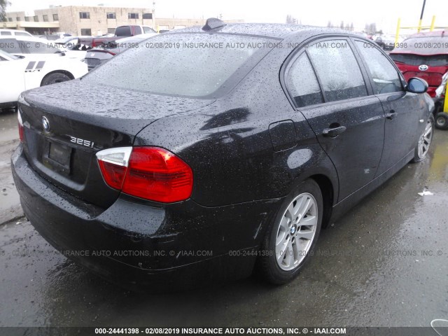 WBAVB13596KX68146 - 2006 BMW 325 BLACK photo 4