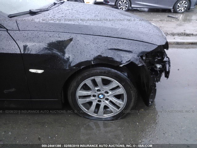 WBAVB13596KX68146 - 2006 BMW 325 BLACK photo 6