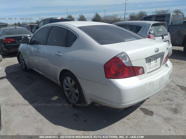 JNKAY01E47M300889 - 2007 INFINITI M35 SPORT WHITE photo 3