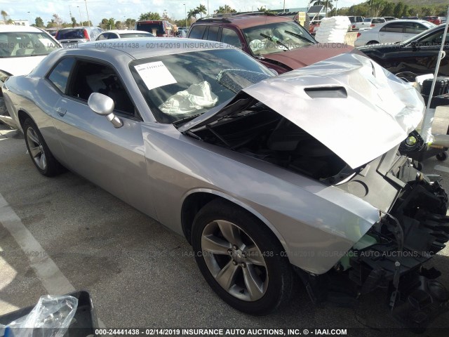 2C3CDZAG8FH719913 - 2015 DODGE CHALLENGER SXT SILVER photo 1