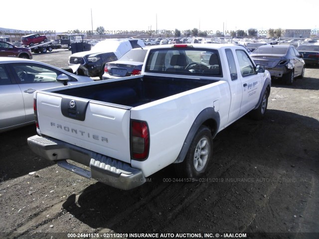 1N6DD26T43C466176 - 2003 NISSAN FRONTIER KING CAB XE WHITE photo 4