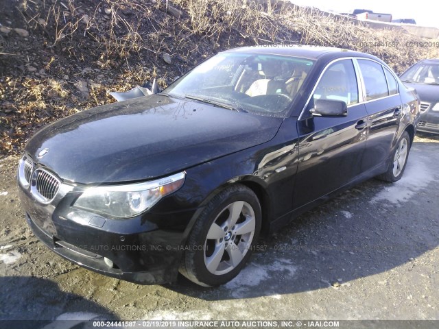 WBANF33526CS35436 - 2006 BMW 525 XI BLACK photo 2