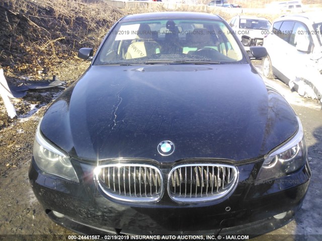 WBANF33526CS35436 - 2006 BMW 525 XI BLACK photo 6