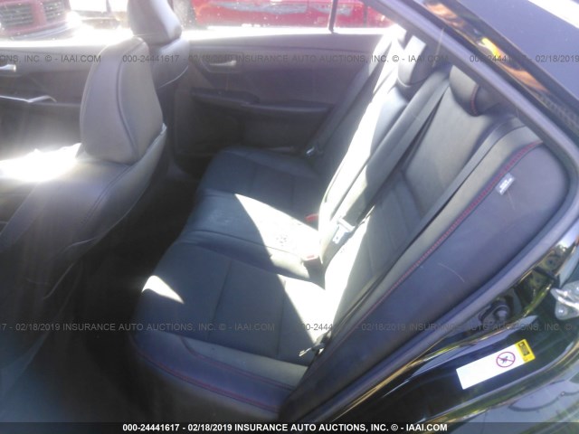 4T1BF1FK2GU615394 - 2016 TOYOTA CAMRY LE/XLE/SE/XSE შავი ფოტო 8