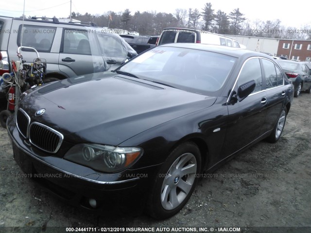 WBAHL83558DT14146 - 2008 BMW 750 I BLACK photo 2