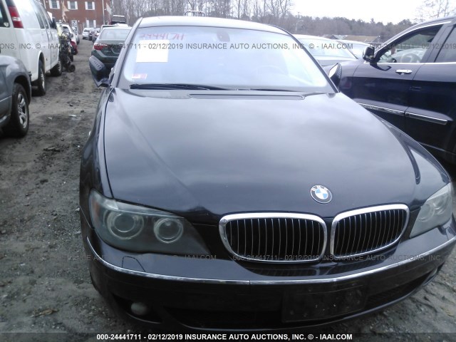 WBAHL83558DT14146 - 2008 BMW 750 I BLACK photo 6