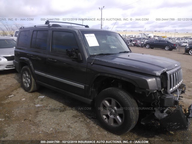 1J8HH58N06C144625 - 2006 JEEP COMMANDER LIMITED GRAY photo 1