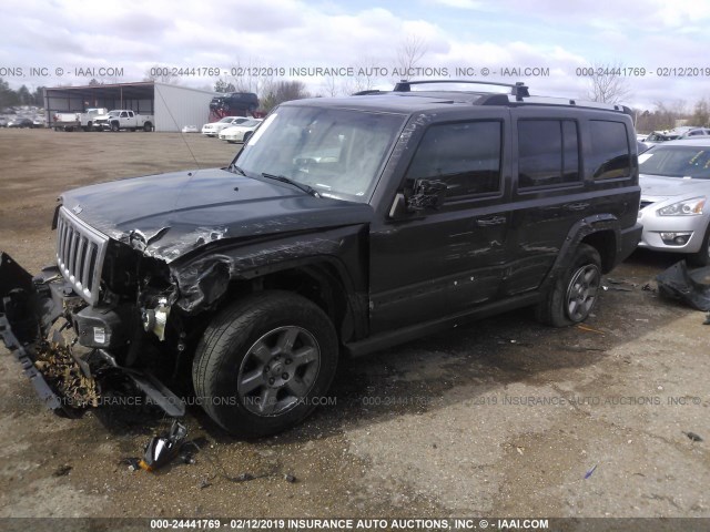 1J8HH58N06C144625 - 2006 JEEP COMMANDER LIMITED GRAY photo 2