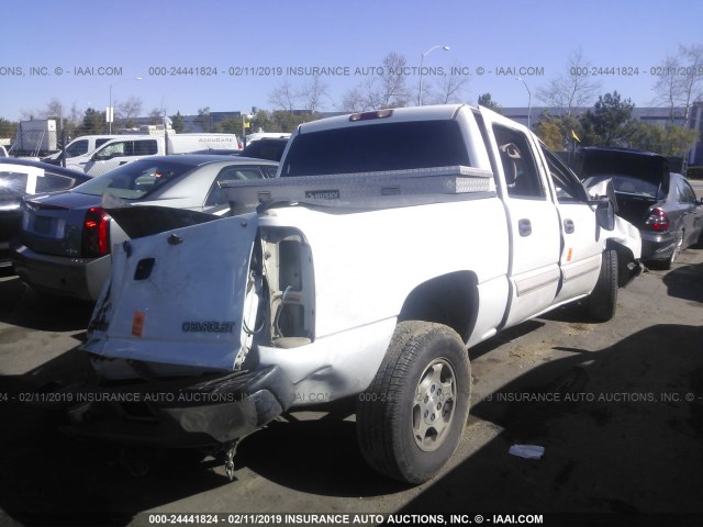 2GCEC13T841364198 - 2004 CHEVROLET SILVERADO C1500 WHITE photo 4