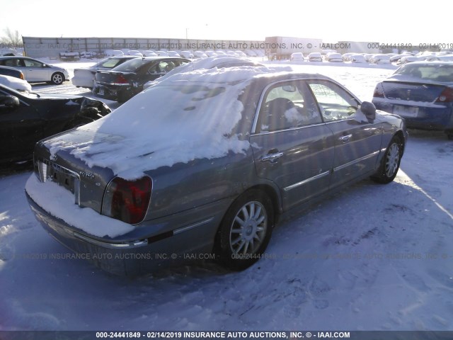 KMHFU45E35A411450 - 2005 HYUNDAI XG 350 GRAY photo 4