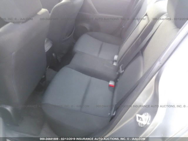 JM1BL1SF6A1330552 - 2010 MAZDA 3 I GRAY photo 8