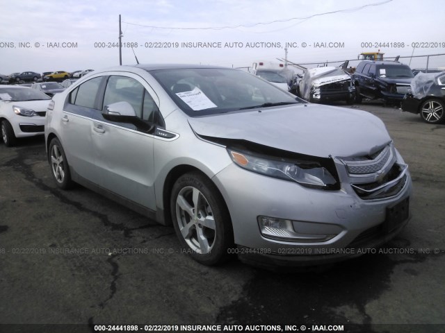 1G1RD6E41BU101319 - 2011 CHEVROLET VOLT SILVER photo 1