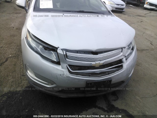 1G1RD6E41BU101319 - 2011 CHEVROLET VOLT SILVER photo 6