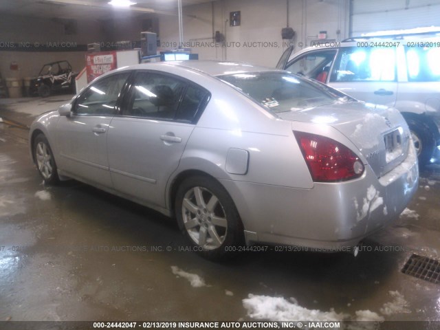 1N4BA41E94C808333 - 2004 NISSAN MAXIMA SE/SL SILVER photo 3