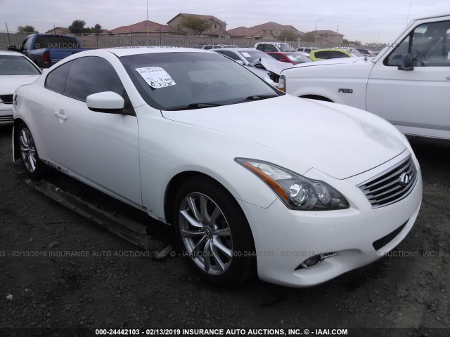 JN1CV6EK3DM920136 - 2013 INFINITI G37 JOURNEY/IPL WHITE photo 1