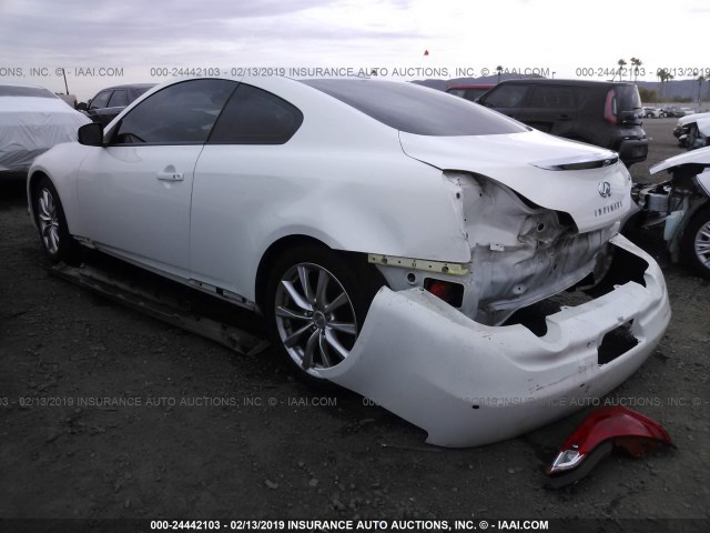 JN1CV6EK3DM920136 - 2013 INFINITI G37 JOURNEY/IPL WHITE photo 3