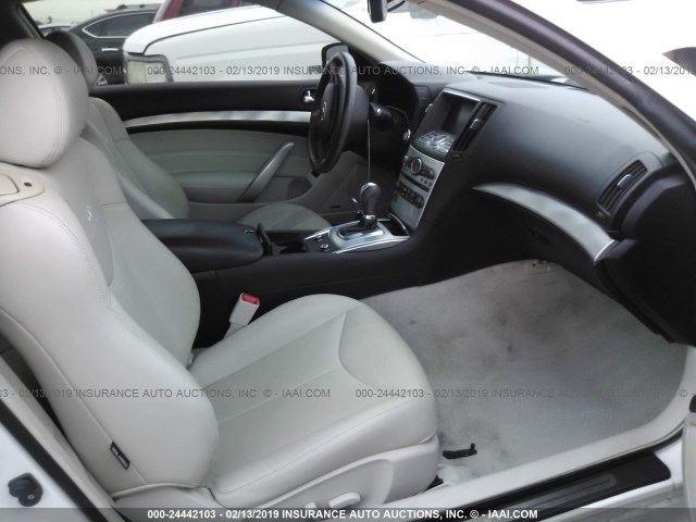 JN1CV6EK3DM920136 - 2013 INFINITI G37 JOURNEY/IPL WHITE photo 5