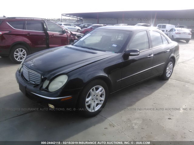 WDBUF65JX5A636221 - 2005 MERCEDES-BENZ E 320 BLACK photo 2