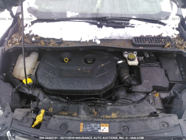 1FMCU9J98EUB25665 - 2014 FORD ESCAPE TITANIUM BLACK photo 10