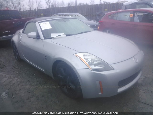 JN1AZ36A54T003205 - 2004 NISSAN 350Z ROADSTER SILVER photo 1