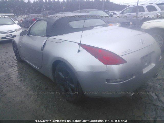 JN1AZ36A54T003205 - 2004 NISSAN 350Z ROADSTER SILVER photo 3