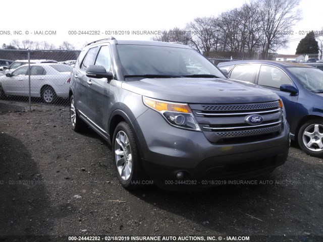 1FMHK7F82CGA46875 - 2012 FORD EXPLORER LIMITED GRAY photo 1