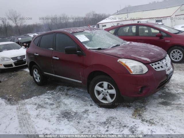 JN8AS5MV5CW382632 - 2012 NISSAN ROGUE S/SV RED photo 1