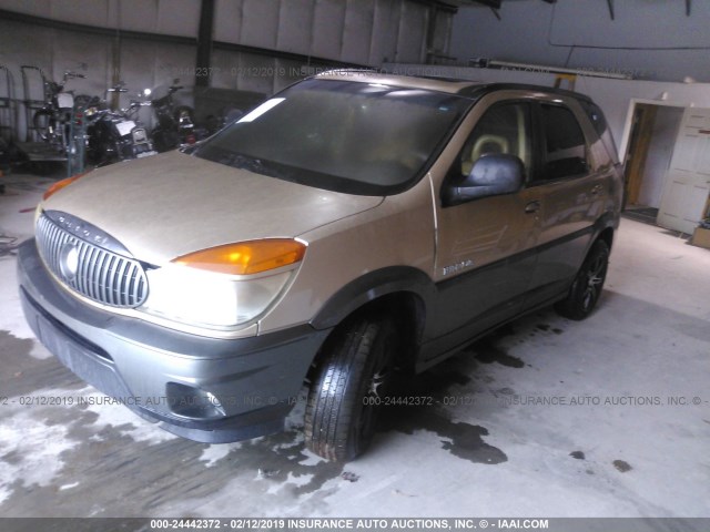 3G5DA03E22S564855 - 2002 BUICK RENDEZVOUS CX GOLD photo 2