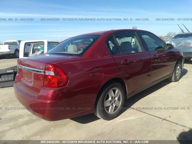 1G1ZT54845F295936 - 2005 CHEVROLET MALIBU LS SILVER photo 4