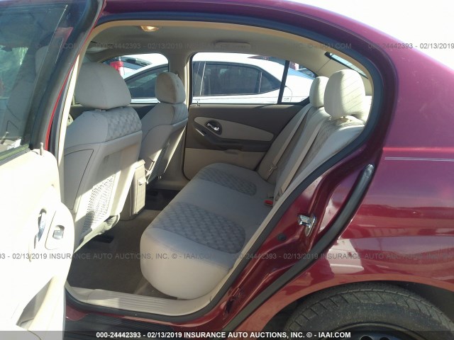 1G1ZT54845F295936 - 2005 CHEVROLET MALIBU LS SILVER photo 8