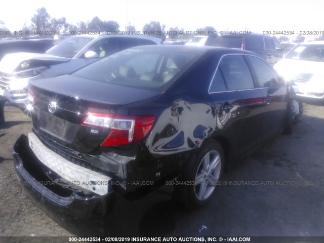 4T1BF1FK0DU672107 - 2013 TOYOTA CAMRY L/SE/LE/XLE 黑色 照片 4