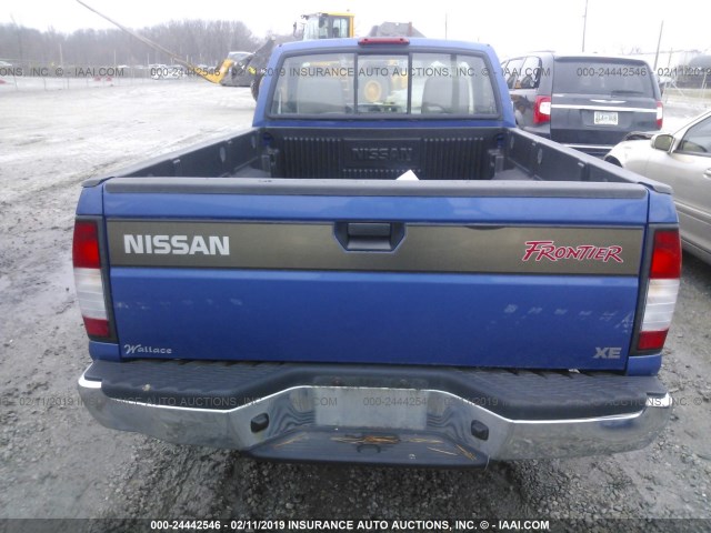 1N6DD21S7WC355964 - 1998 NISSAN FRONTIER XE BLUE photo 8