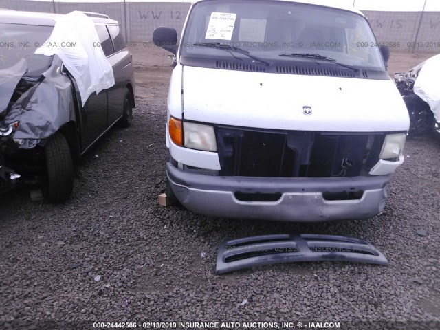 2B7HB11X4YK110302 - 2000 DODGE RAM VAN B1500 WHITE photo 6