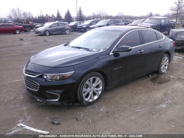 1G1ZH5SX7HF266463 - 2017 CHEVROLET MALIBU PREMIER BLACK photo 2