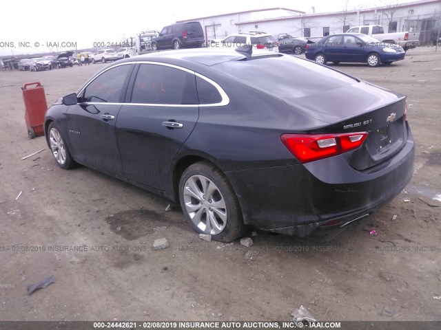 1G1ZH5SX7HF266463 - 2017 CHEVROLET MALIBU PREMIER BLACK photo 3