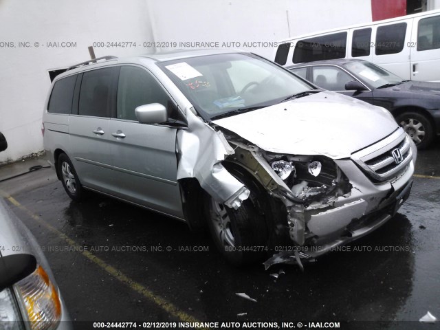 5FNRL38787B072660 - 2007 HONDA ODYSSEY EXL SILVER photo 1