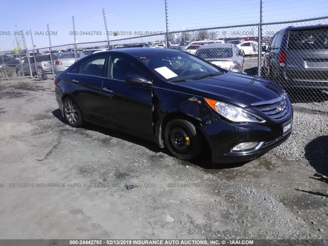 5NPEC4AB0BH318114 - 2011 HYUNDAI SONATA SE/LIMITED Dark Blue photo 1