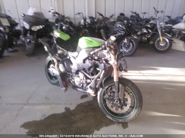 JKAZXCE129A022377 - 2009 KAWASAKI ZX1000 E GRAY photo 1