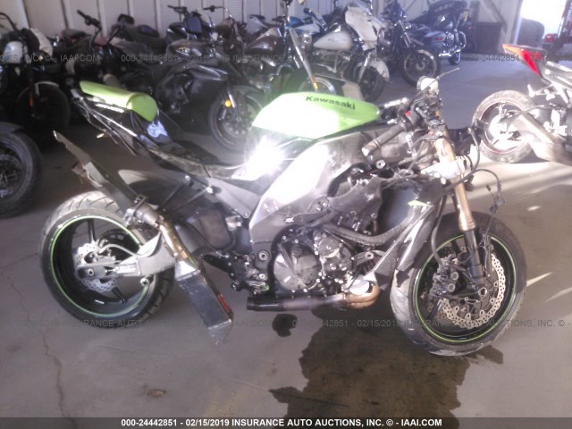 JKAZXCE129A022377 - 2009 KAWASAKI ZX1000 E GRAY photo 8