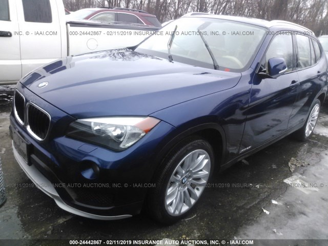 WBAVL1C51FVY33437 - 2015 BMW X1 XDRIVE28I BLUE photo 2